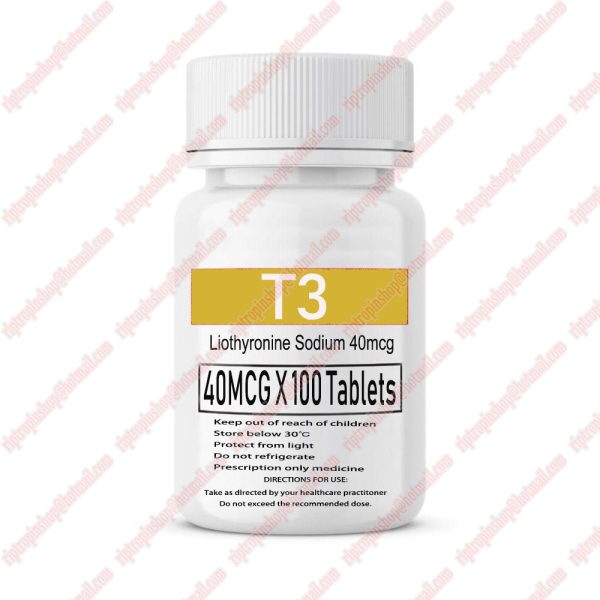 T3 Liothyronine sodium Oral Steroids Tablets 40mcg 100pcs